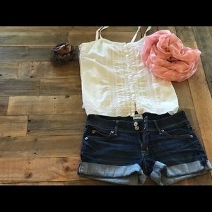 Hudson Croxley mid thigh short size 25